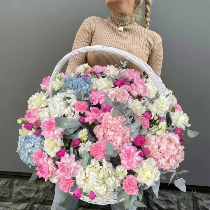 Цветочная корзина №3 в Самаре