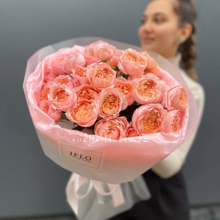 Букет из пионовидных роз Джульетта в Самаре