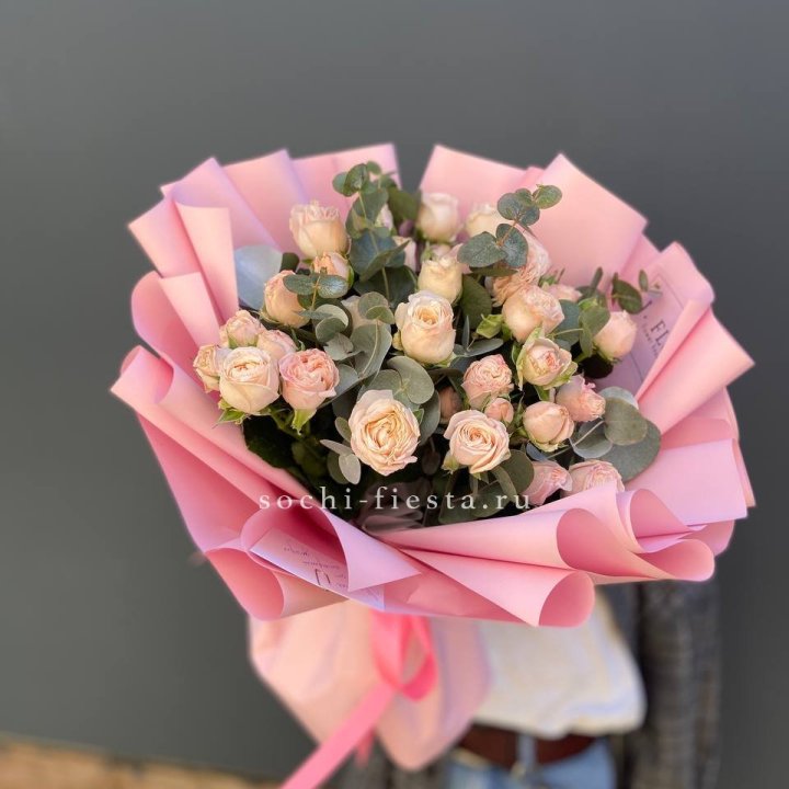 Букет пионовидных роз Cute Love в Самаре