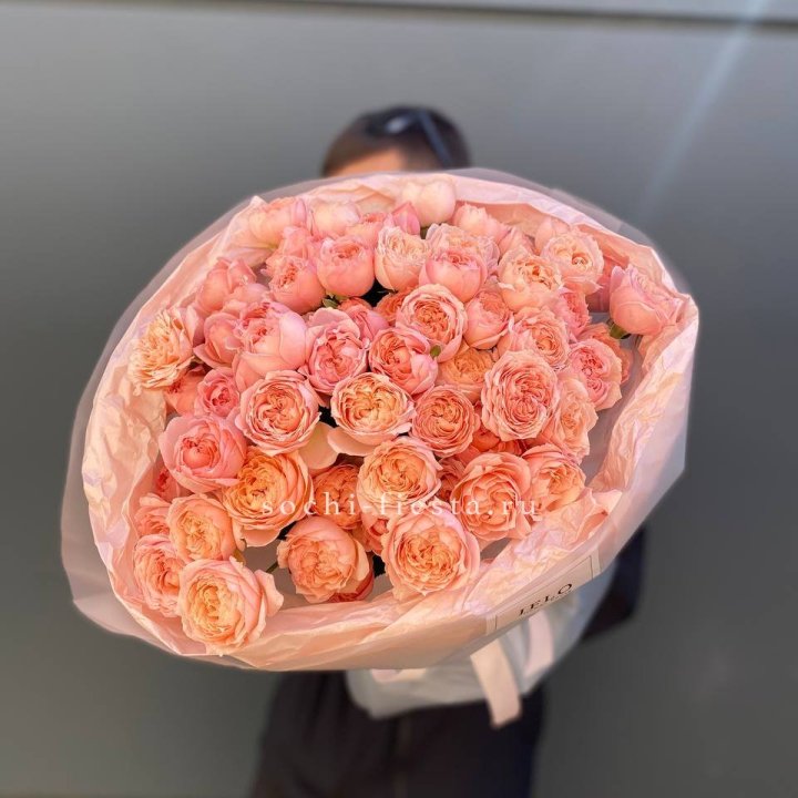 Букет из 21 пионовидной розы Джульетта в Самаре