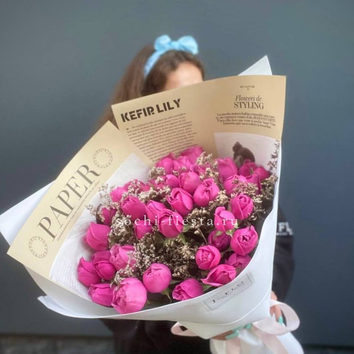 Пионовидные розы баблс №3 в Самаре