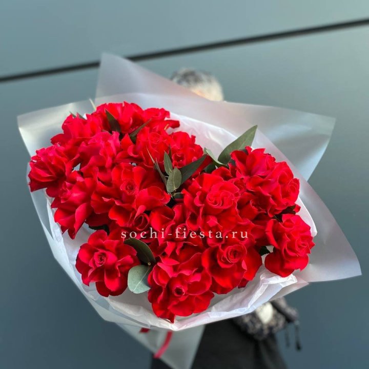 21 Красная французская роза в Самаре