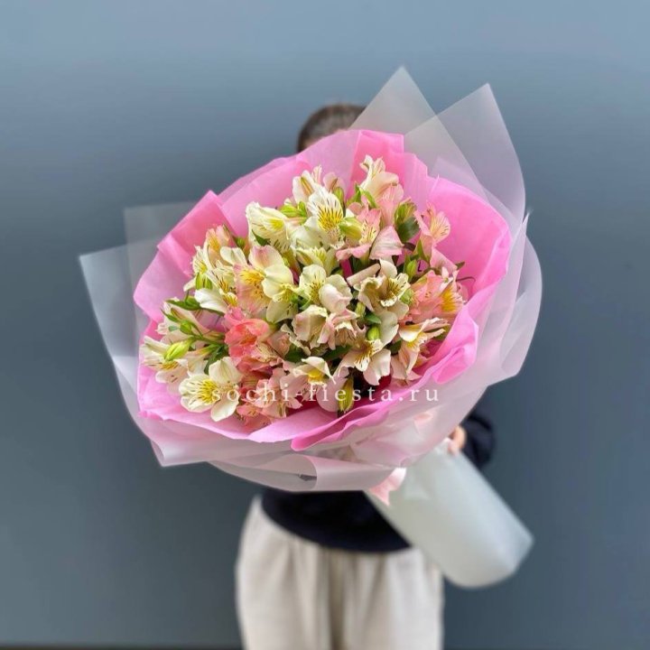 букет альстромерий "Черри" в Самаре