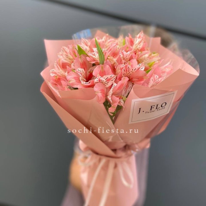 Букет альстромерий розовых в Самаре
