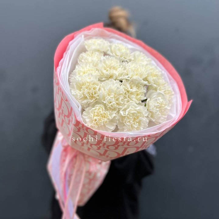 Белые диантусы №2 в Самаре