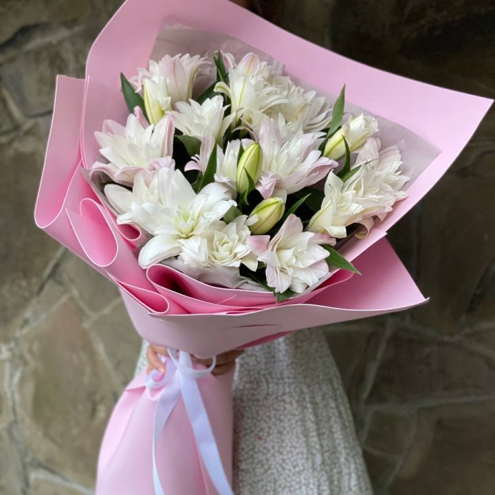Букет пионовидных лилий №1 в Самаре