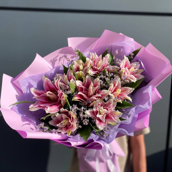 Букет пионовидных лилий №4 в Самаре