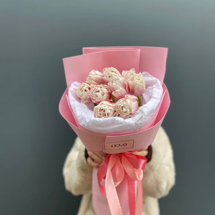 9 нежных тюльпанов в Самаре