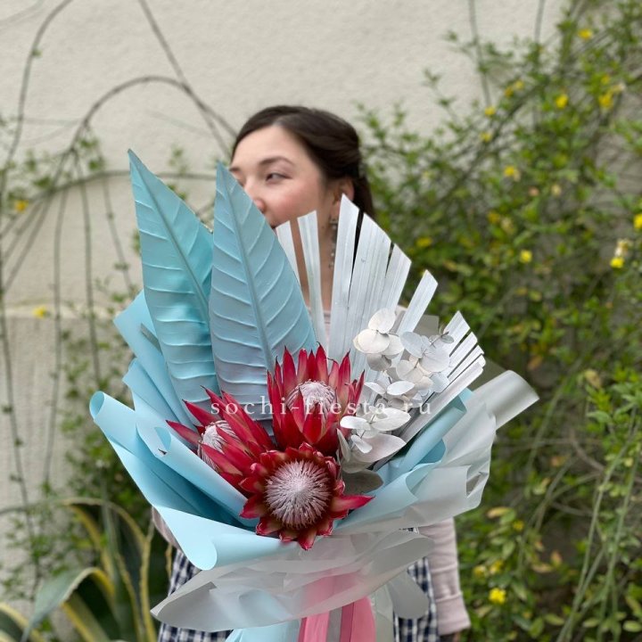 Букет из протеи "Клеопатра-2" в Самаре