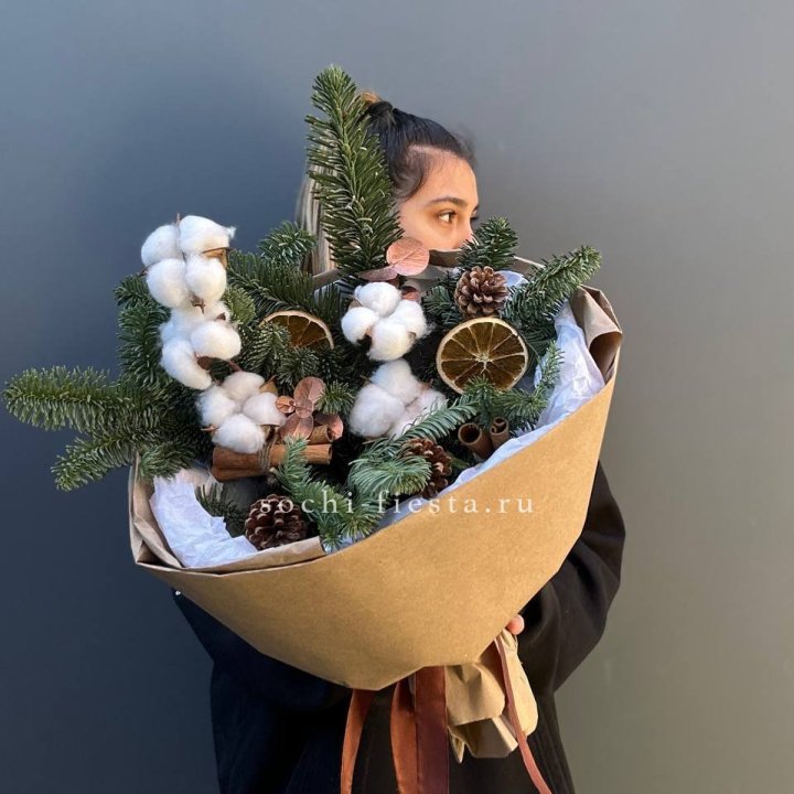 Зимний букет с нобилисом в Самаре