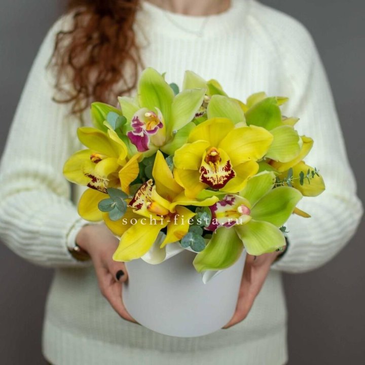 Бокс с орхидей №1 в Самаре