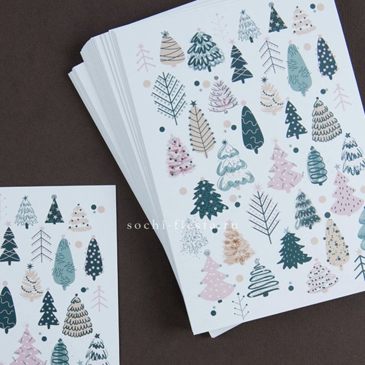 Открытка к букету "Елки" в Самаре