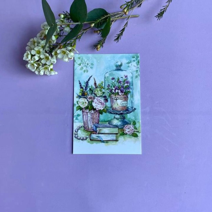 Открытка к букету "Книги" в Самаре