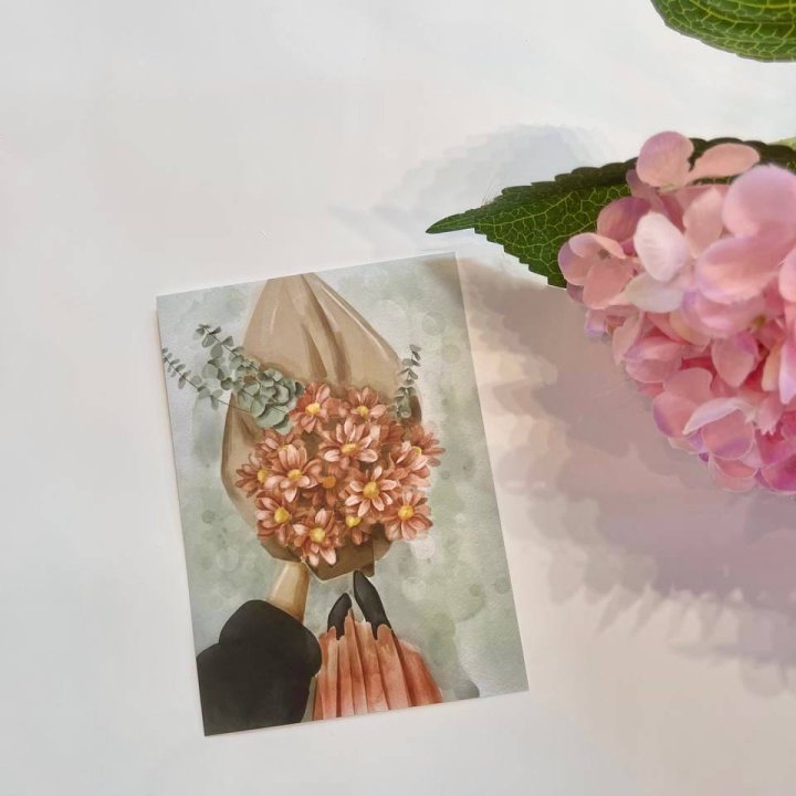 Открытка к букету "Букет" в Самаре