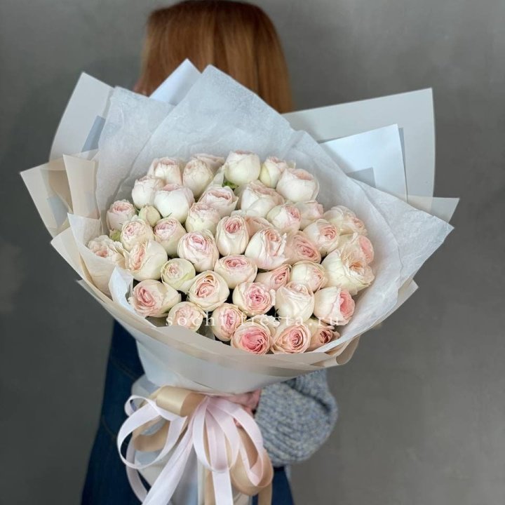 Букет пионовидных роз Пур лав в Самаре