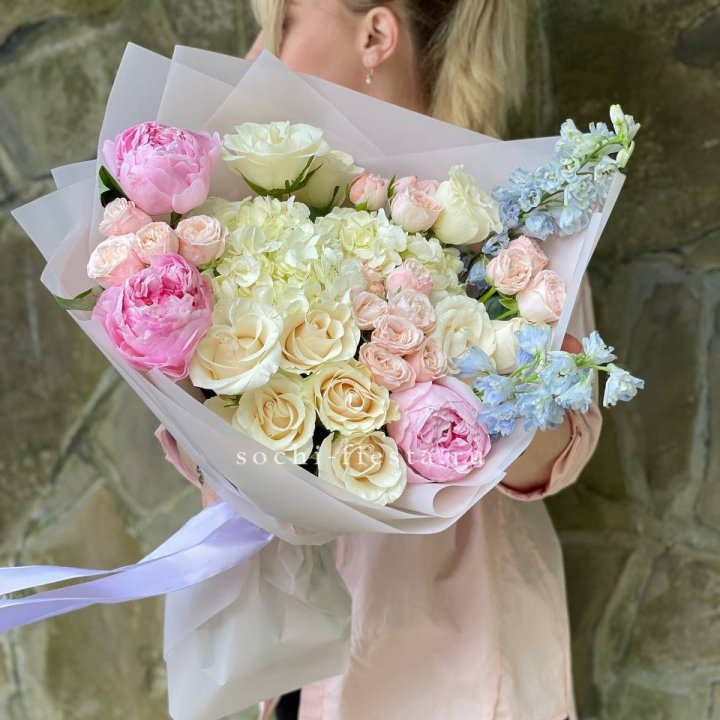 Букет с пионами "Богема" в Самаре