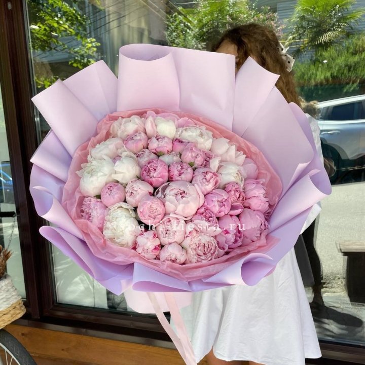 51 розовый пион в Самаре