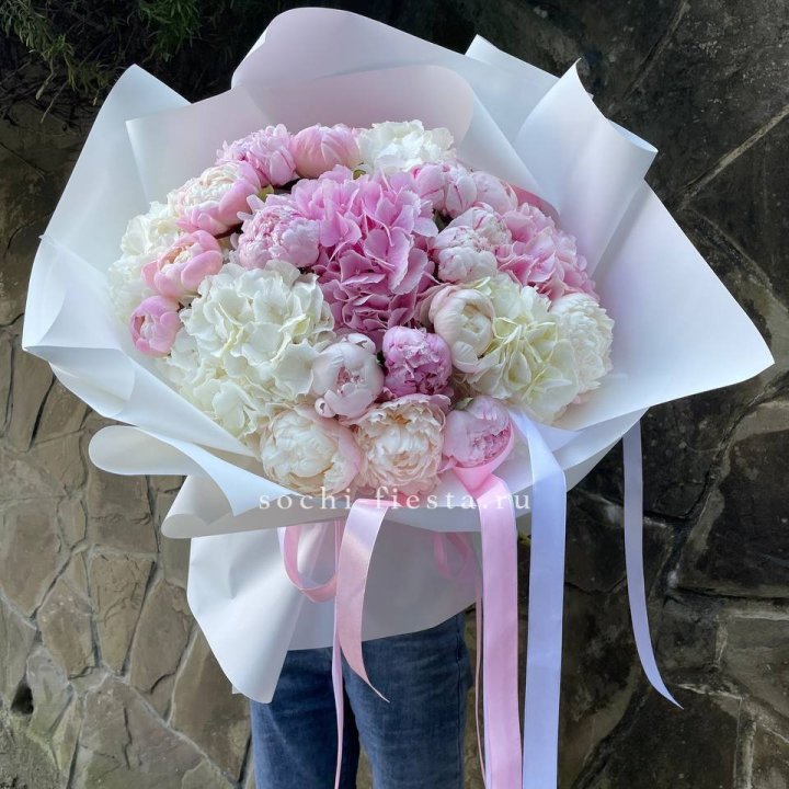 Букет "Пионы и Гортензии" в Самаре