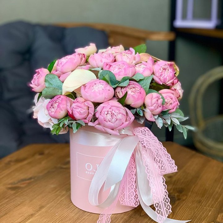 Композиция с пионами №1 в Самаре