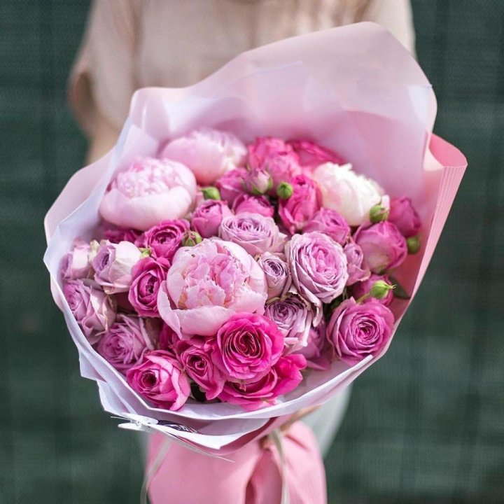 Букет с пионами "Леси" в Самаре