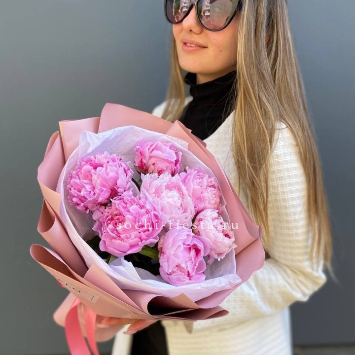 7 пионов в оформлении в Самаре