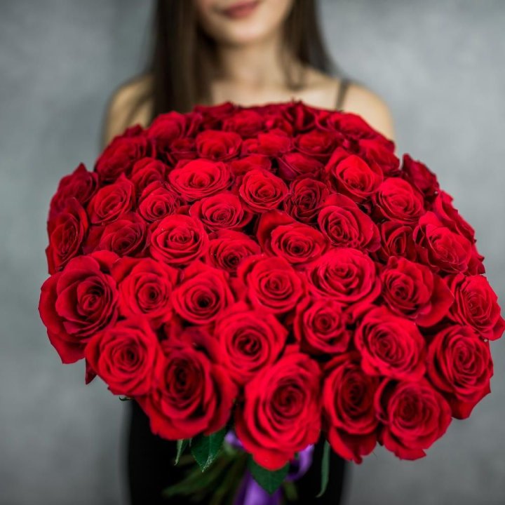 51 красная роза в Самаре