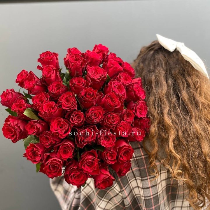 51 красная роза в Самаре