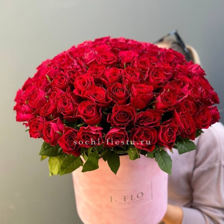 101 кенийская роза в цилиндре в Самаре