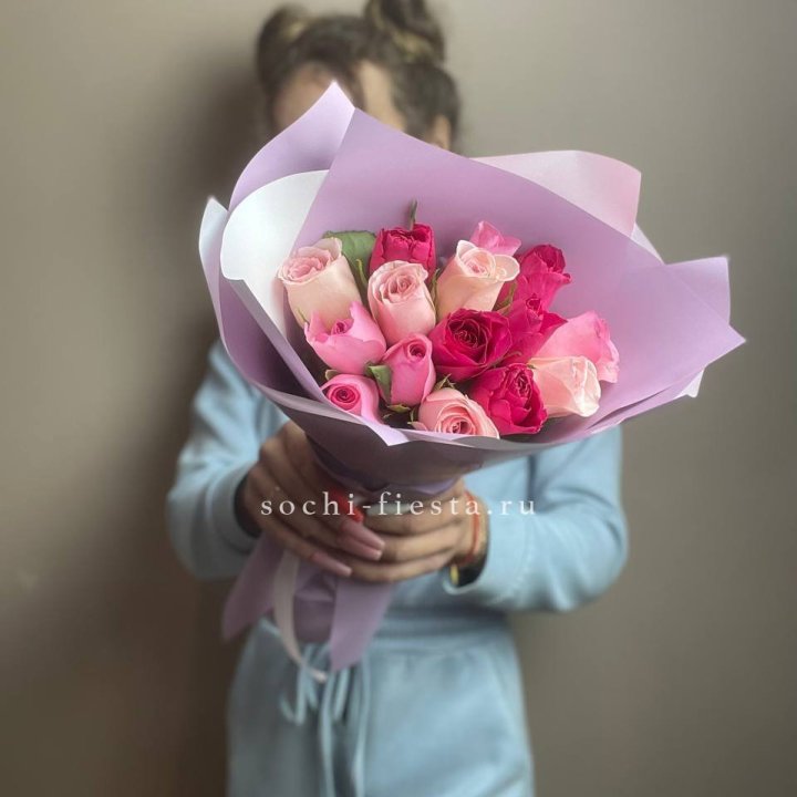 Букет из 15 роз Микс (Кения) в Самаре