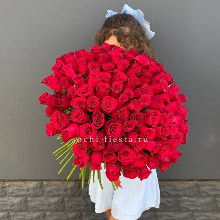 101 красная роза в Самаре