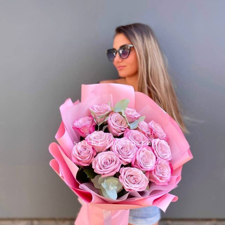 Букет розовых роз 2 в Самаре