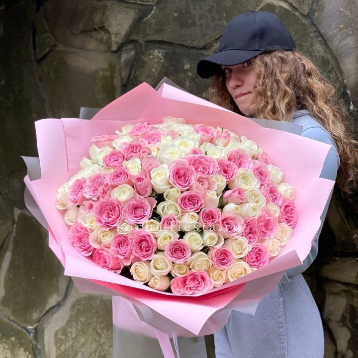 101 роза Миксбери в Самаре