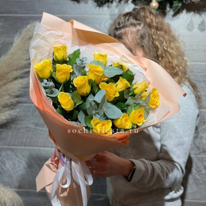 15 желтых роз в Самаре