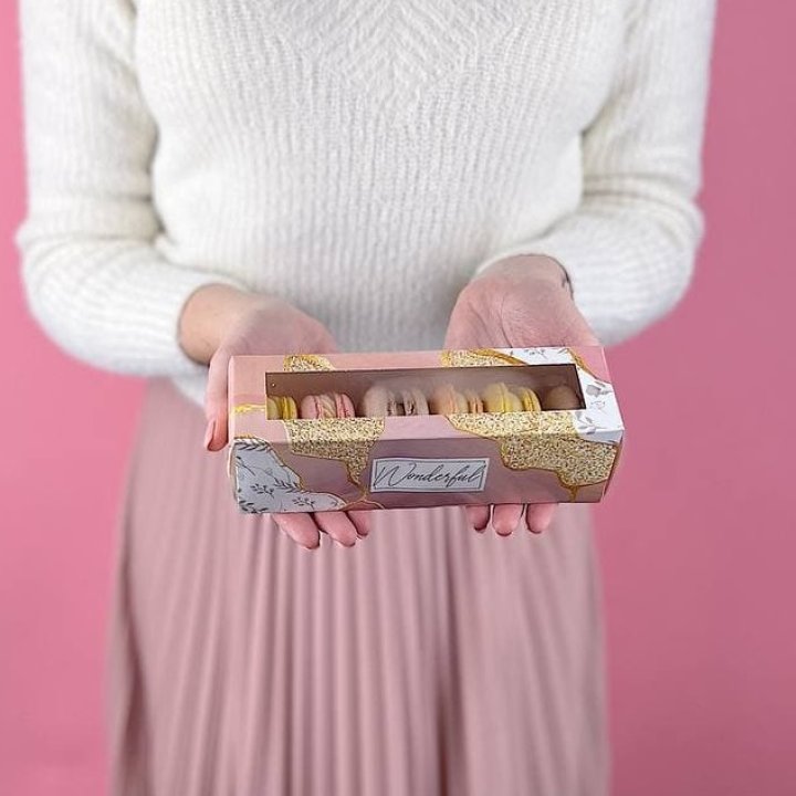 Коробка макаронс 5 шт. в Самаре