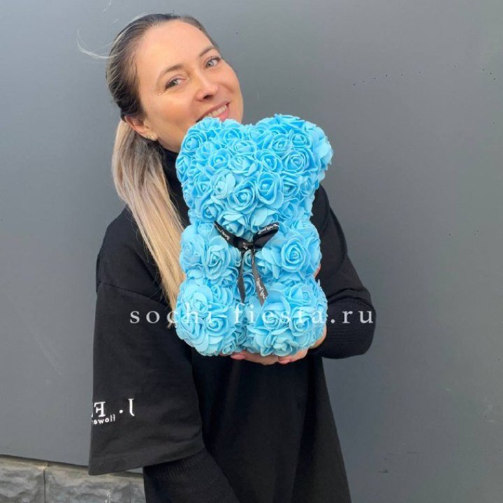 Игрушка медведь голубая в Самаре