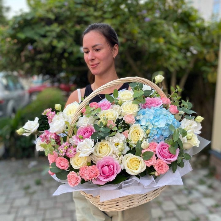 Цветочная корзина №2 в Самаре