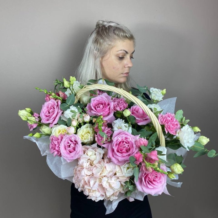 Цветочная корзина № 5 в Самаре