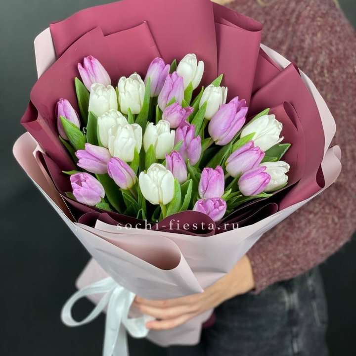25 тюльпанов микс в Самаре