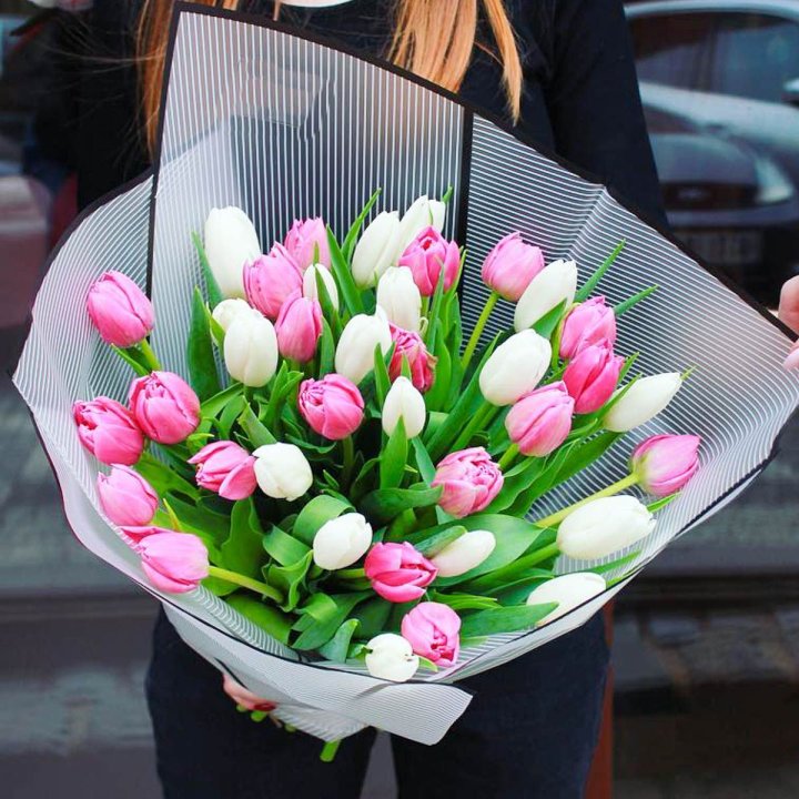 29 тюльпанов микс в Самаре