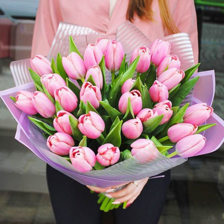 25 тюльпанов "Айс крем" в Самаре