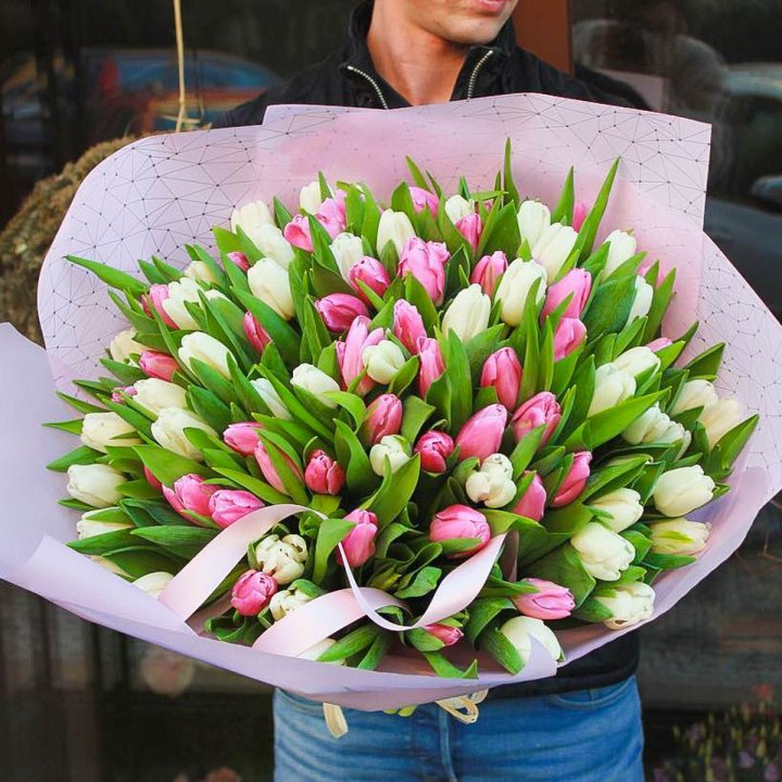 101 тюльпан микс в Самаре