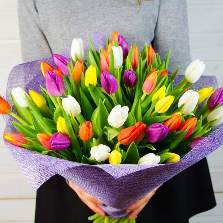 51 тюльпан "Рандом" №2 в Самаре