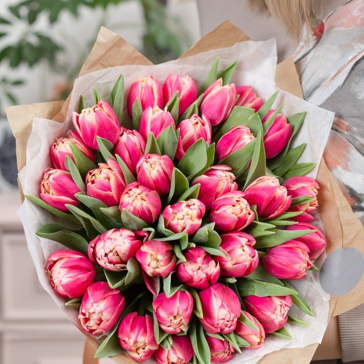 Букет пионовидных тюльпанов в Самаре